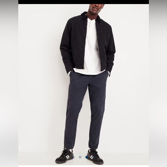 Old Navy Men’s Built-In Flex Modern Jogger Pants, Moire Navy size S - Picture 1 of 9